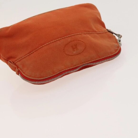 HERMES Bolide Pouch Canvas 6Set Orange Brown Red - Picture 7 of 15
